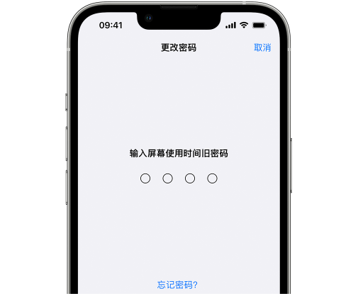 丹凤iPhone屏幕维修分享iPhone屏幕使用时间密码忘记了怎么办 