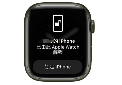 丹凤苹果手机维修分享用 AppleWatch 解锁配备面容 ID 的 iPhone方法 