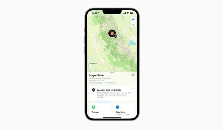 丹凤苹果14维修分享iPhone14系列中 FindMy功能通过卫星分享位置方法教程 